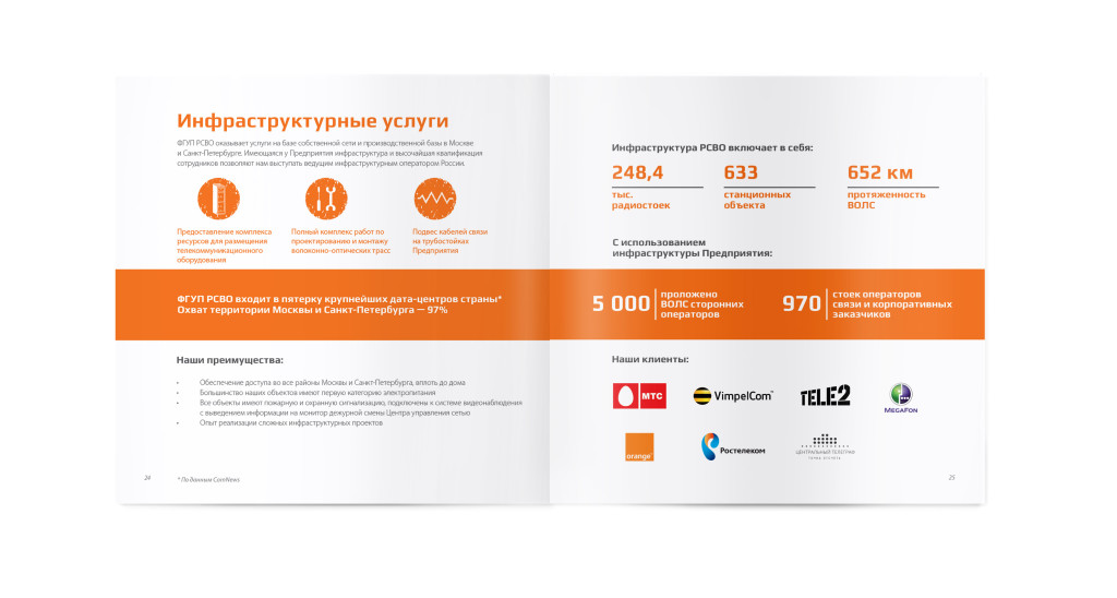 Дизайн и верстка буклета РСВО для Связь-Экспокомм 2014